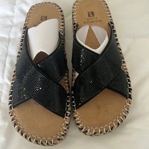 White Mountain Blank Sandals size 8